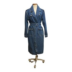 Dolls Kill Milk It Bandit Denim Trench